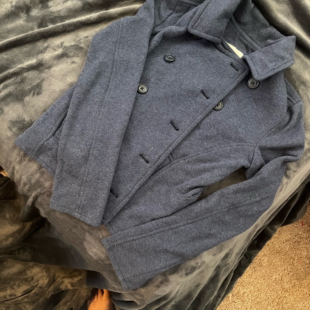 Girl’s Navy Peacoat